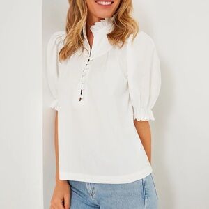 Tuckernuck Pomander Place White Selena Blouse